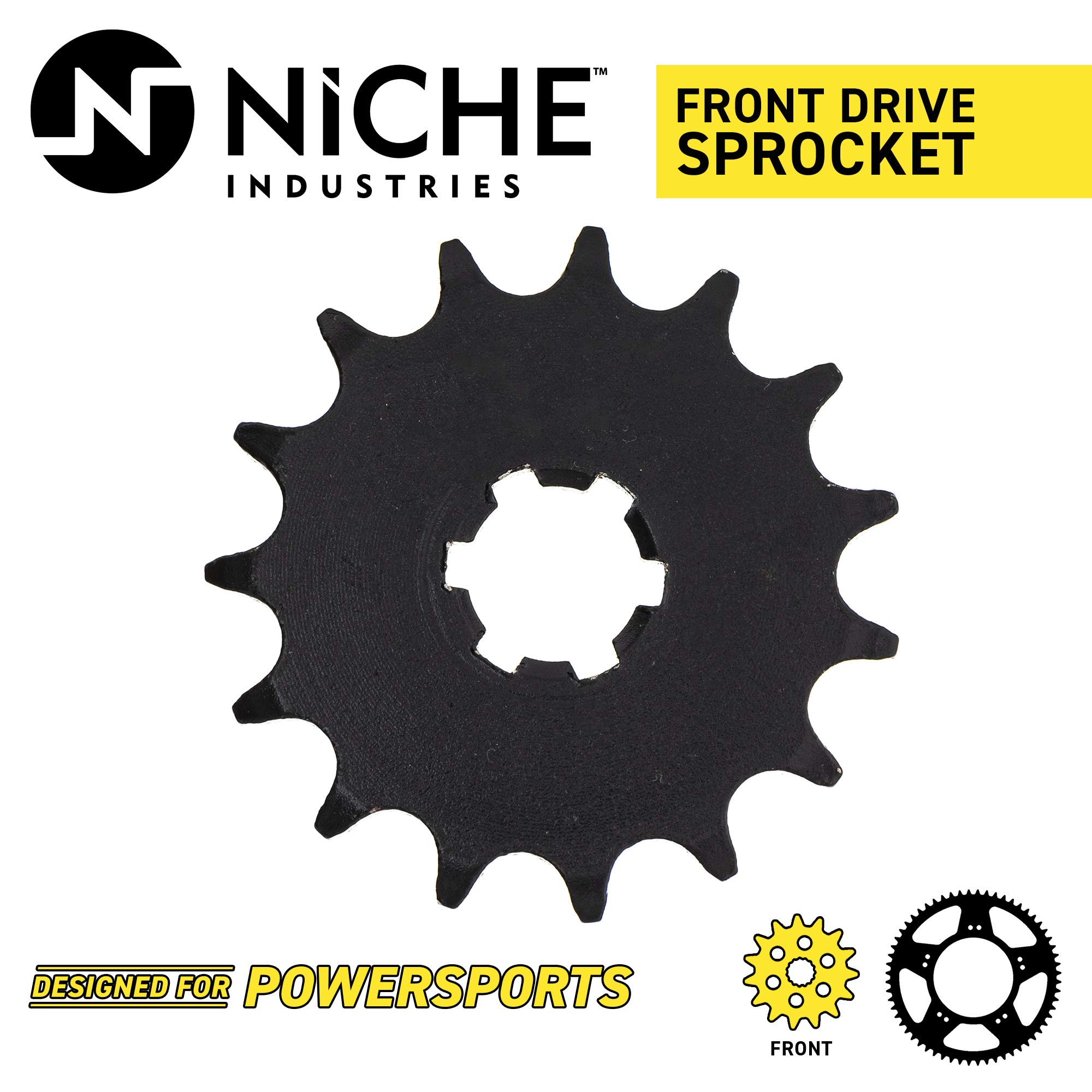 Amazon.com: NICHE 428 Pitch 15 Tooth Front Drive Sprocket for 1964